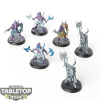 Disciples of Tzeentch - 6 Tzaangors - bemalt