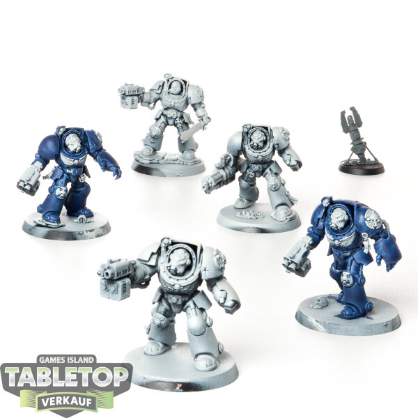 Space Marines - 5 x Terminator Squad - teilweise bemalt