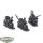 Dark Angels - 3x Ravenwing Bike Squadron - grundiert