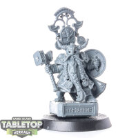 Cities of Sigmar - Dwarf King With Oathstone - unbemalt