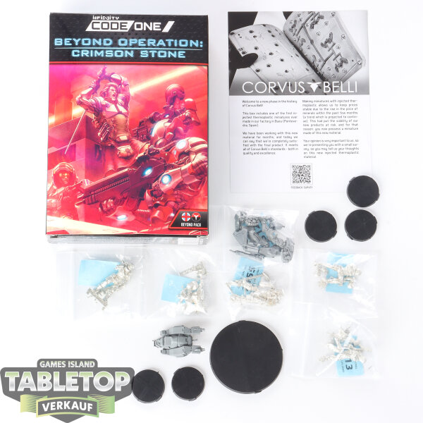 Infinity - Operation Beyond Crimson Stone Box - im Gussrahmen