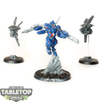 Tau Empire - Commander Shadowsun - teilweise bemalt