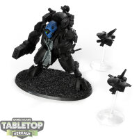 Tau Empire - XV95 Ghostkeel Battlesuit - teilweise bemalt