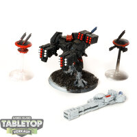 Tau Empire - XV88 Broadside Battlesuit - teilweise bemalt