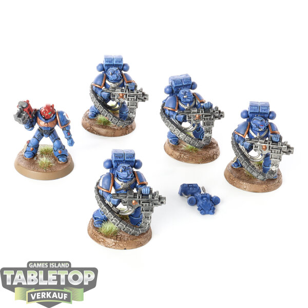 Ultramarines - 5 Devastator Squad - bemalt