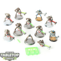 Necrons - 10 Necron Warriors - bemalt