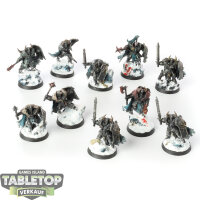 Slaves to Darkness - 10 Chaos Warriors  -  bemalt