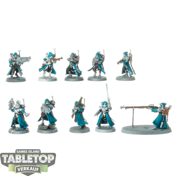 Adeptus Mechanicus - 10 Skitarii Rangers - teilweise bemalt