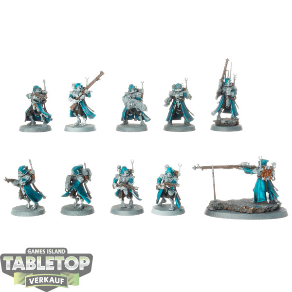 Adeptus Mechanicus - 10 Skitarii Rangers - teilweise bemalt