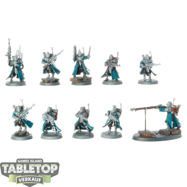 Adeptus Mechanicus - 10 Skitarii Vanguard - teilweise bemalt