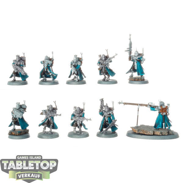 Adeptus Mechanicus - 10 Skitarii Vanguard - teilweise bemalt