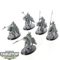 Soulblight Gravelords - 5 x Black Knights - unbemalt