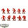 Blades of Khorne - 10 Blood Warriors - grundiert