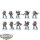 Space Wolves - 10x Intercessors - bemalt