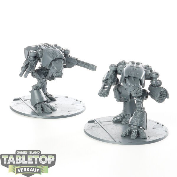 Legion Imperiales - 2x Legions Imperialis: Warhound Titans - unbemalt