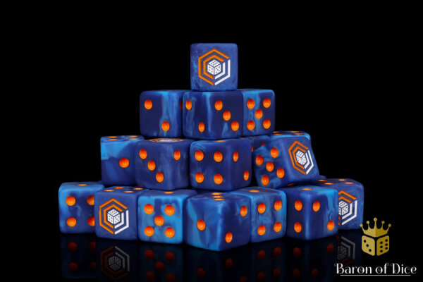Baron of Dice - Conquest Creations Official Dice 16mm Square Corner Dice (25)