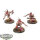 Flesh-eater Courts - 3x Crypt Haunter Courtier - bemalt