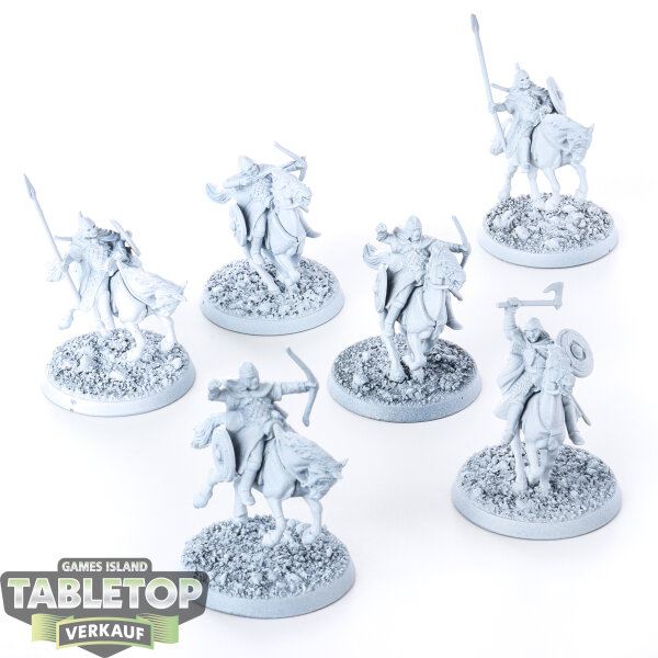 HdR Figuren - Gut - 6 Riders Of Rohan - grundiert
