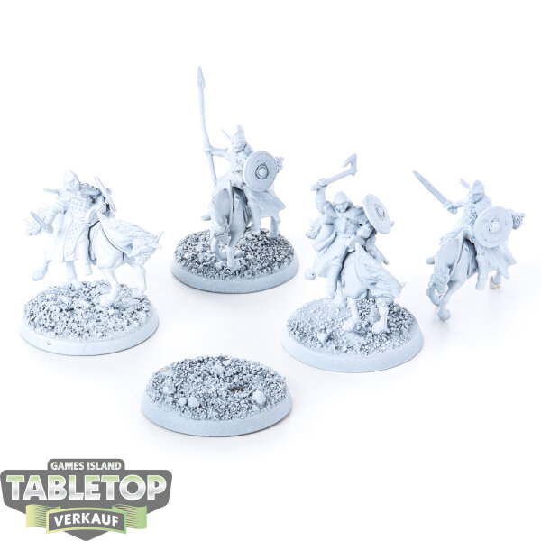 HdR Figuren - Gut - 4 Riders Of Rohan - grundiert