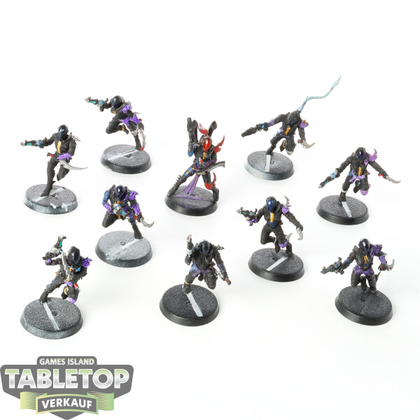Drukhari - 10 Wyches - bemalt