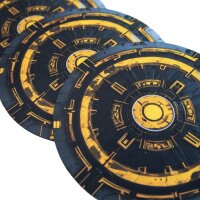 Playmats.eu - Rubber Zones for Warhammer 40k 10th Edition 7,6"/19,3 cm (6 Pieces) - Fusion Pod