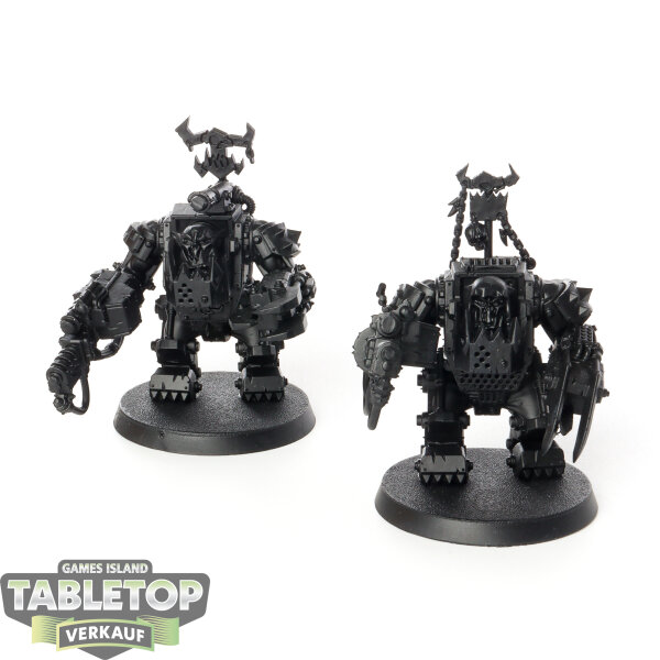 Orks - 2x Meganobz - grundiert