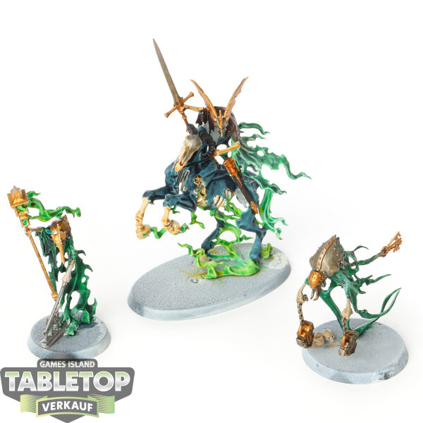 Nighthaunt - 3x Ethereal Court - bemalt