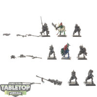 Lizardmen - 8x Saurus Guard - teilweise bemalt