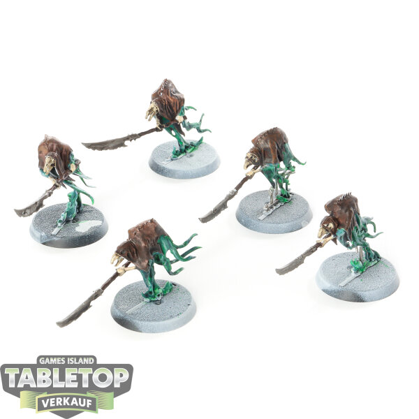 Nighthaunt - 5x Glaivewraith Stalkers - bemalt