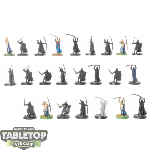 HdR Figuren - Gut - 24x Warriors of the Last Alliance - teilweise bemalt