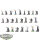 HdR Figuren - Gut - 24x Warriors of the Last Alliance - teilweise bemalt