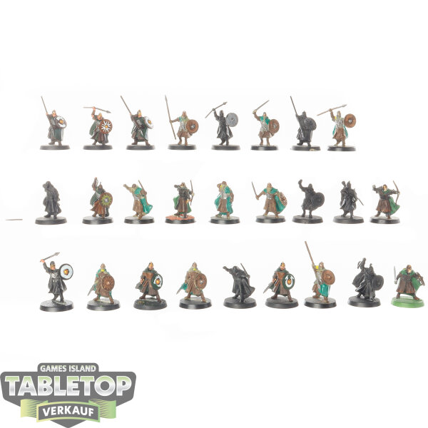 HdR Figuren - Gut - 26x Warriors of Rohan klassisch - teilweise bemalt