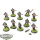 Astra Militarum - 10x Cadian Shock Troops - klassisch - bemalt