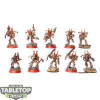 World Eaters - 10 x Khorne Berzerkers klassisch - bemalt