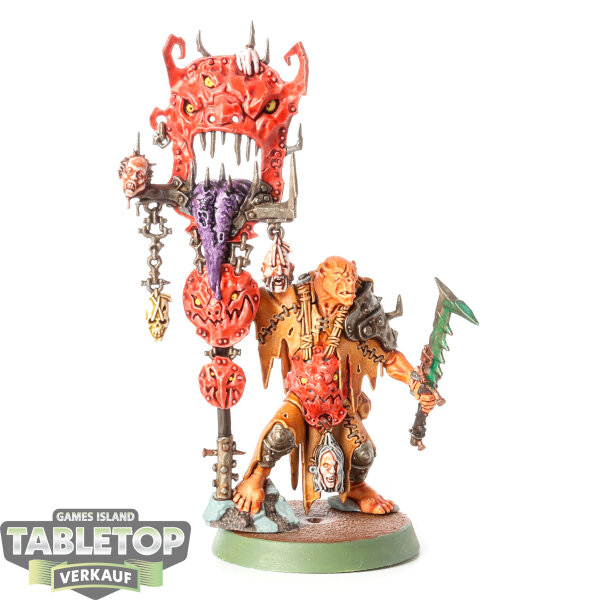 Orruk Warclans - Murknob with Belcha-banna - bemalt