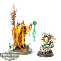 Orruk Warclans - Swampcalla Shaman with Pot-grot - bemalt