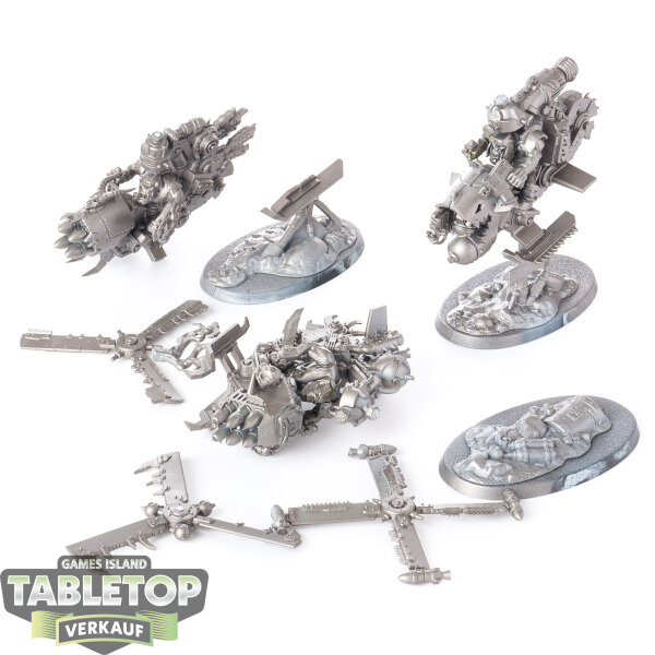 Orks - 3 Deffkoptas - grundiert