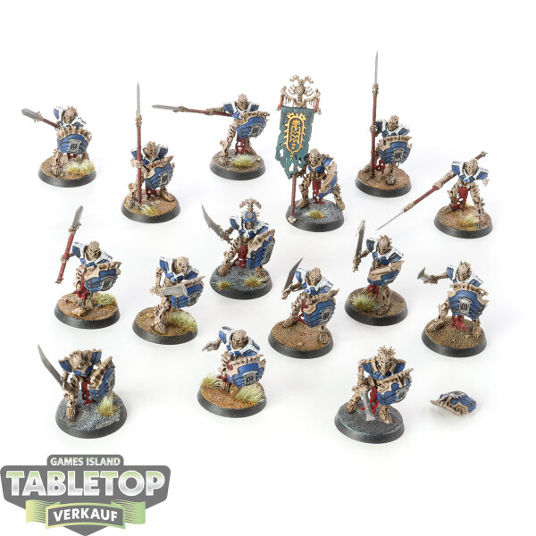 Ossiarch Bonereapers - 15 x Mortek Guard - bemalt