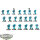 Horus Heresy - 20x Alpha Legion MKIV Tactical Squad - teilweise bemalt