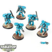 Horus Heresy - 5x Assault Marines - bemalt