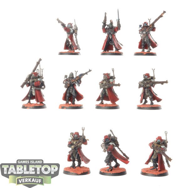 Adeptus Mechanicus - 10x Skitarii - bemalt
