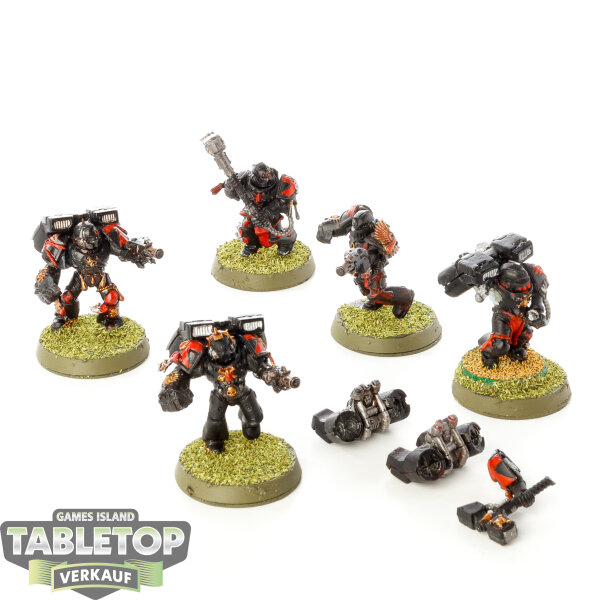 Blood Angels - 5 x Death Company - bemalt