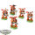 Chaos Space Marines - 5 Chaos Space Marines klassisch - bemalt