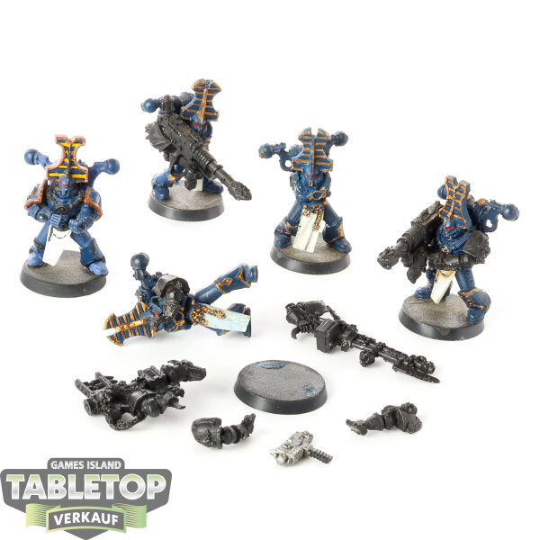 Chaos Space Marines - 5 Rubric Marines klassisch - teilweise bemalt