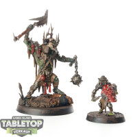 Orruk Warclans - Killaboss with Stab-grot - bemalt