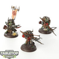 Orruk Warclans - 3x Man-Skewer Boltboyz - bemalt