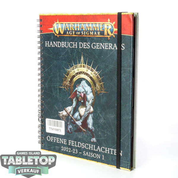 Regelbücher - Handbuch des Generals: Offene Feldschlachten 2022-23 - Saison 1 - deutsch