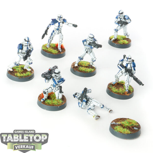 Galaktisches Imperium - 7 Stormtroop Unit Expansion - bemalt