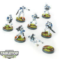 Galaktisches Imperium - 7 Stormtroop Unit Expansion - bemalt