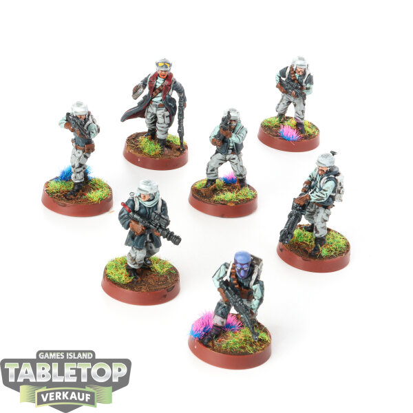 Rebellen - 7 Rebel Troopers Unit Expansion - bemalt